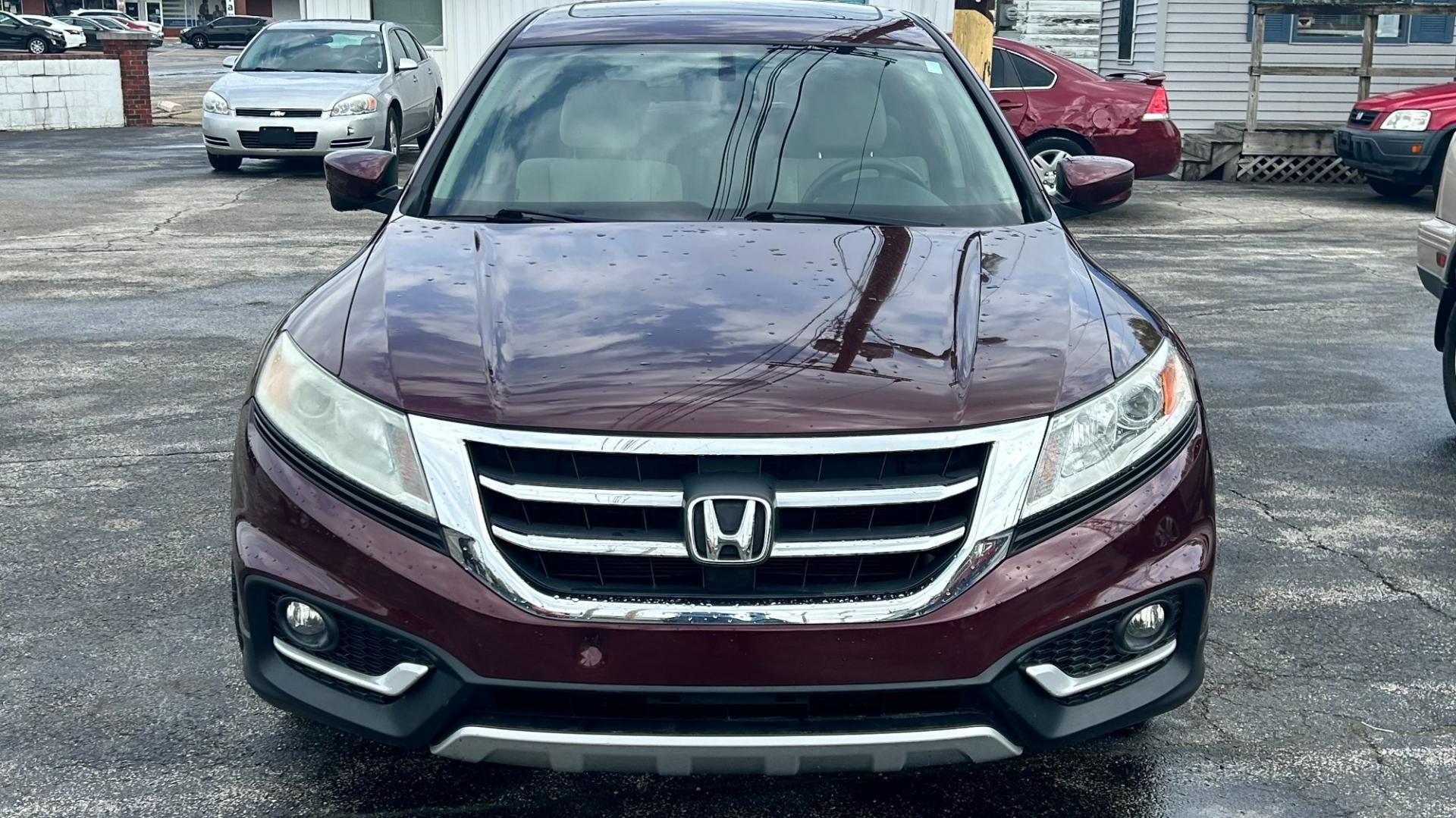 2013 MAROON /BEIGE Honda Crosstour (5J6TF1H39DL) , located at 2710A Westlane Rd., Indianapolis, IN, 46268, (317) 291-2000, 39.885670, -86.208160 - Photo#1